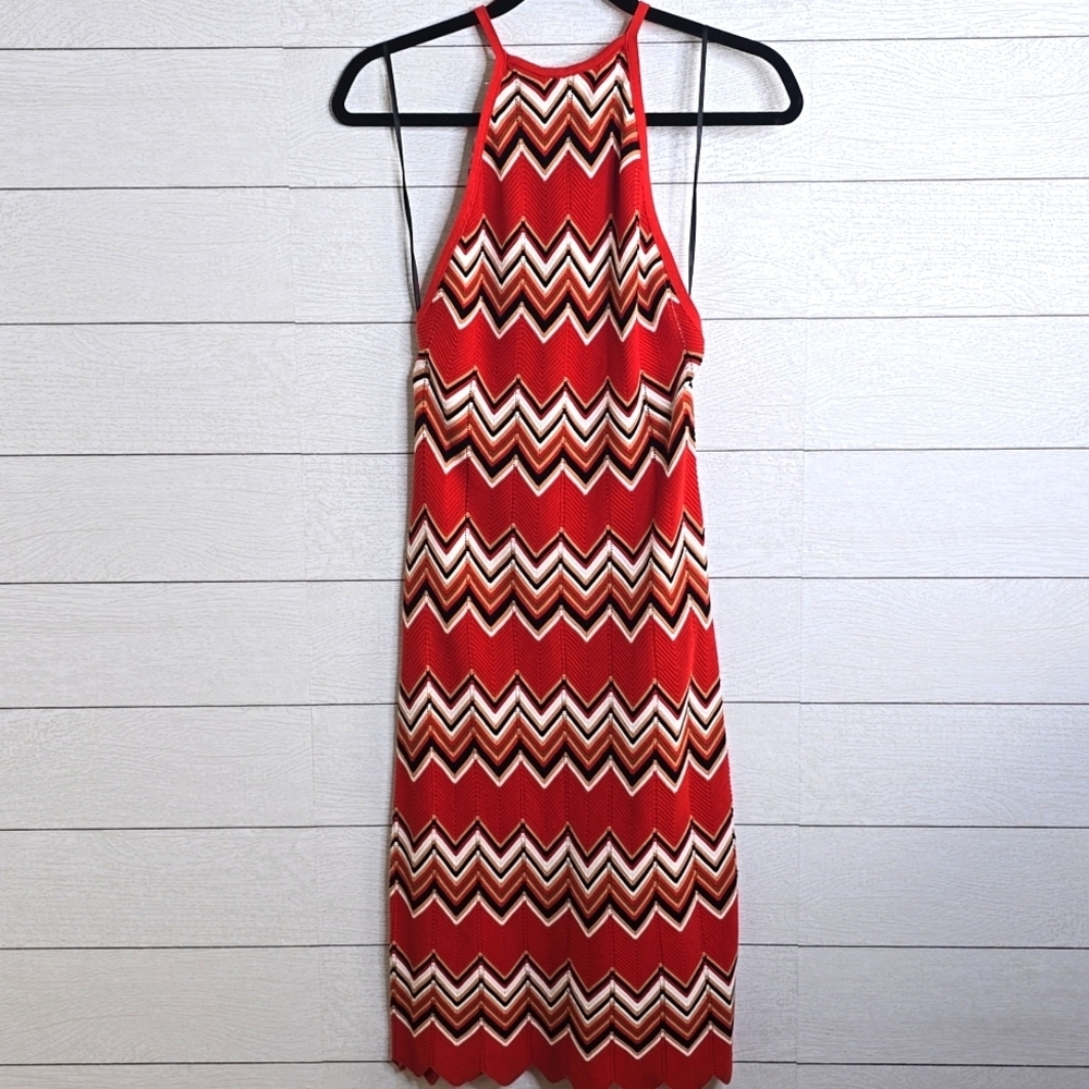 FOREVER 21 | CHEVERON HALTER SUNDRESS - Picture 3 of 4